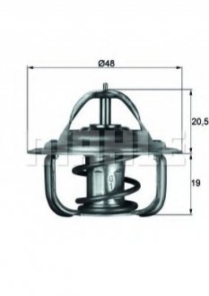 Термостат системи охолодження MAHLE / KNECHT TX 1 83 D