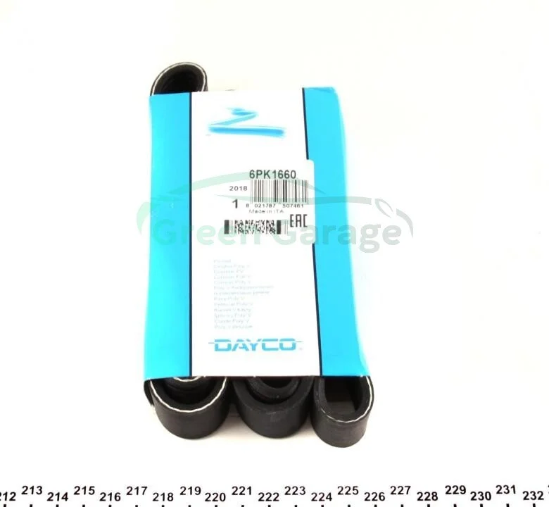 Доріжковий пас DAYCO 6PK1660 (фото 1)