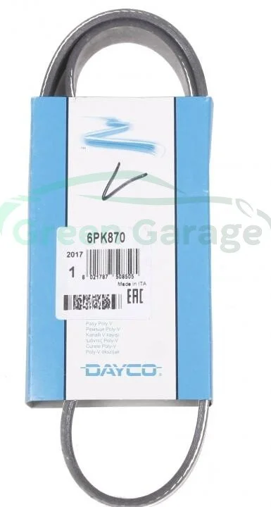 Ремень поликлин. (пр-во) DAYCO 6PK870 (фото 1)