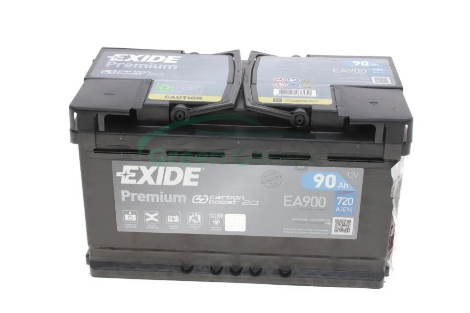 Аккумулятор 90Ah-12v Exide PREMIUM(315х175х190),R,EN720 EXIDE EA900 (фото 1)
