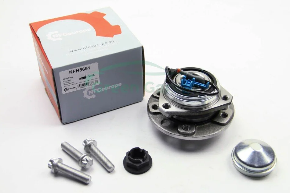 Підшипник з ступицею перед Opel Astra H/Zafira 04- (+ABS)(5 болтів)(-x137/85/70x38) NFC Europe NFH5651 (фото 1)