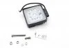 ДопФара WORK LED LAMP 12/24V 9XLED EPISTAR 3W 1600 LM 60° разсееный луч, квадратная (1 шт) BOSMA 6100 (фото 1)