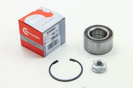 Підшипник маточини перед. Citroen C4/C5/C6 05-/Peugeot 407/508/607 00- NFC Europe NFB5683