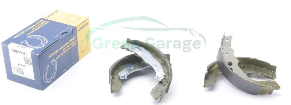 Колодки гальмівні зад. барабанні CITROEN C3 II, DS3 PEUGEOT 207 1.4-1.6HDI 05.06- KAMPOL K749 (фото 1)