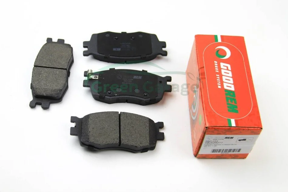 Гальмівні колодки пер. Hyundai Accent/Kia Rio 05- (mando) GOODREM RM1233 (фото 1)
