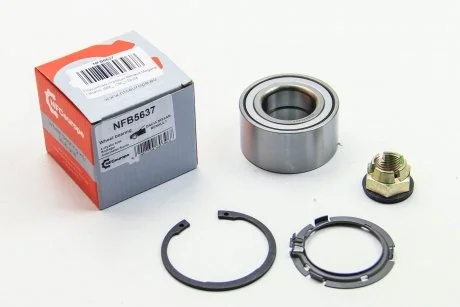 Підшипник маточини перед. Renault Kangoo 08- (R14)/Megane 03-08/Logan 05- NFC Europe NFB5637