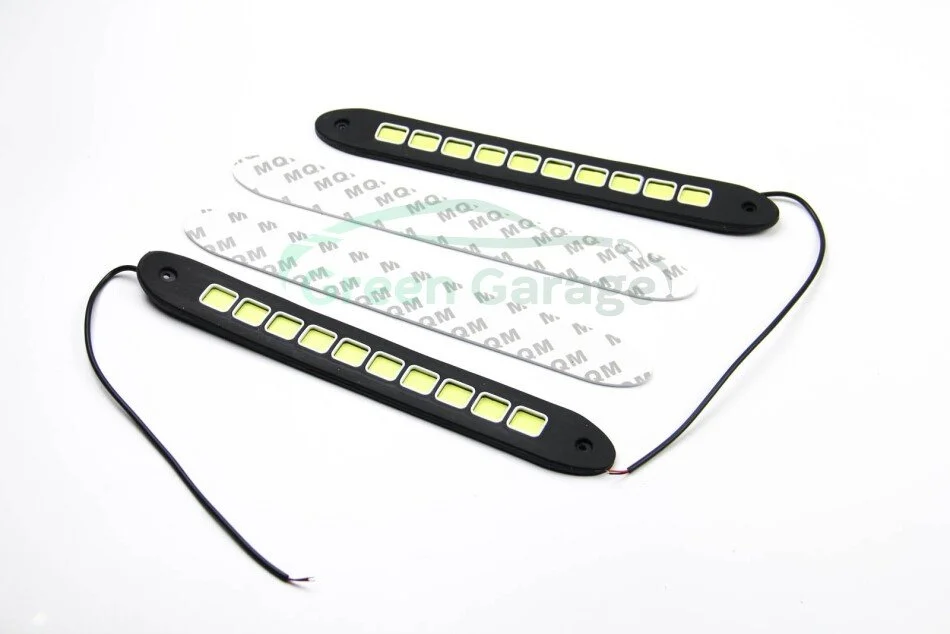 ДХО 12V 1xCOB LED ULL Гнучкий 260/33MM SQUARE WHITE к-т(2 шт) BOSMA 5172 (фото 1)
