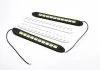 ДХО 12V 1xCOB LED ULL Гнучкий 260/33MM SQUARE WHITE к-т(2 шт) BOSMA 5172 (фото 1)