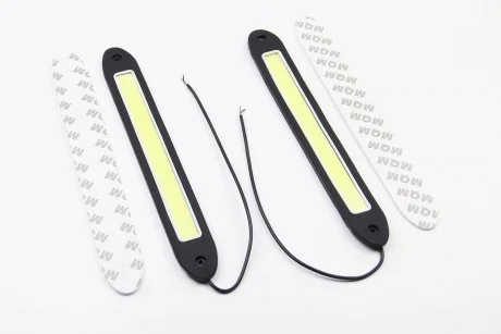 ДХО 12V 1xCOB LED ULL Гнучкий 260/33MM WIDE WHITE к-т (2 шт) BOSMA 5134