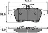 Тормозные колодки зад. Connect/Focus II//Citroen C5/Saab 9-3 01- (ATE) NATIONAL NP2020 (фото 1)