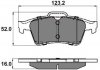 Тормозные колодки зад. Connect/Focus II//Citroen C5/Saab 9-3 01- (ATE) NATIONAL NP2020 (фото 2)