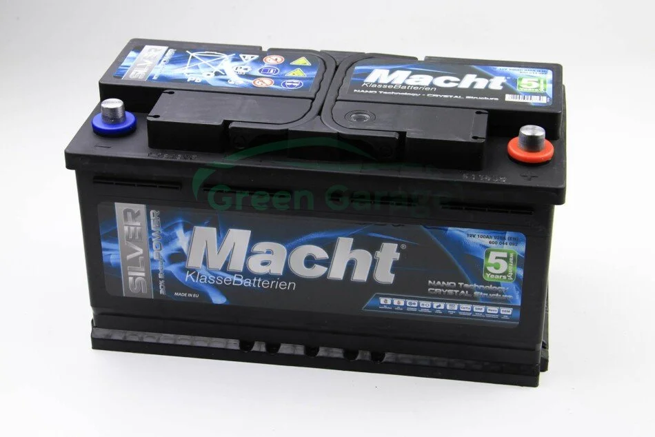 Акумулятор Macht Silver Power 100Ah/920A 353x175x190 MACHT 25877 (фото 1)