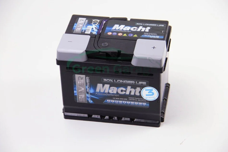 Акумулятор Macht Silver Power 65Ah/640A 242x175x190 MACHT 25874 (фото 1)