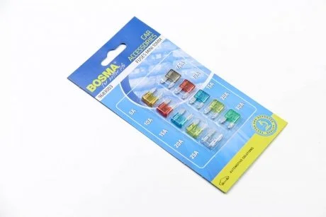 Запобіжник MINI 10 MM BLISTER К-т (Блістер 10 шт) BOSMA 2614