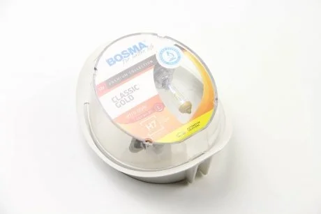 Автолампа H7 CLASSIC GOLD 12V 55W PX26D Упаковка 2шт BOSMA 8924