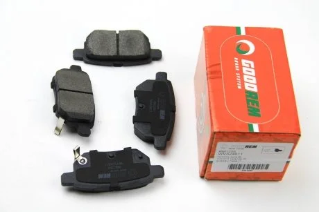 Гальмівні колодки (задні) Toyota Corolla/Yaris 05- GOODREM RM1255