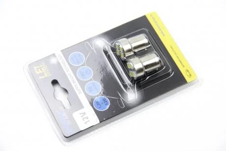 Автолампа BA15S LED 12V 4XSMD 5050 LED WHITE (2 шт) BOSMA 3048