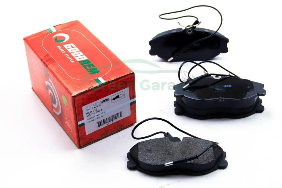Гальмівні колодки пер. Peugeot 306/406/607 96- (TRW) GOODREM RM1115 (фото 1)