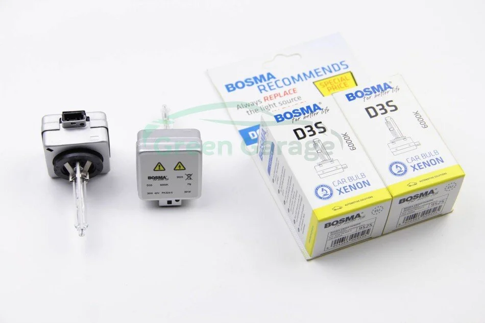 Автолампа D3S XENON 42V 35W PK32D-5 6000K (2шт) BOSMA 9525D (фото 1)