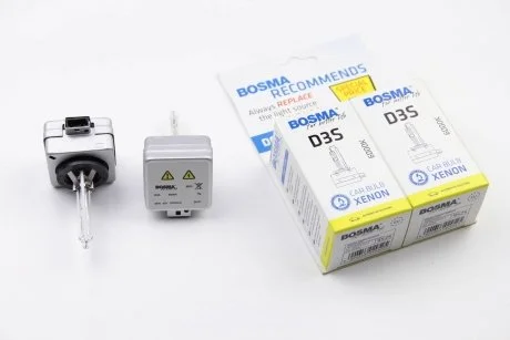 Автолампа D3S XENON 42V 35W PK32D-5 6000K (2шт) BOSMA 9525D