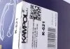 Колодки гальмiвнi Renault Master/Trafic 80-98 Hyunday H100 KAMPOL K621 (фото 4)