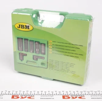 Набор инструмента для выкручивания лямбда-зонд (насадки) JBM 51119