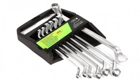 Набор ключей коленчатых 12-гранных (7 шт) (6x7-18x19mm) JBM 50562
