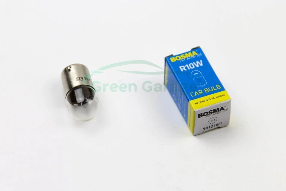 Автолампа BA15S 12V 10W R10W в коробці 1шт BOSMA 1611S (фото 1)