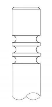 Клапан EX Opel Vivaro/Renault Trafic 2.0DCi M9R 06- INTERVALVES 3490.009 (фото 1)