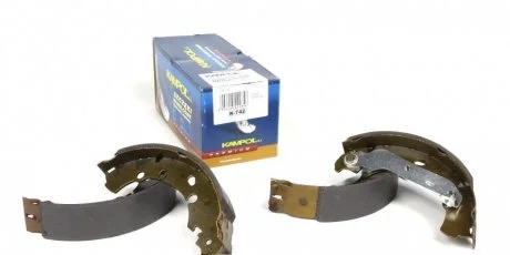 Колодки тормозные (задние) Ford Fiesta 95-/Fusion 02- (203x37) KAMPOL K742