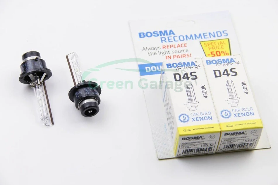 Автолампа D4S XENON 42V 35W P32D-5 4300K (2шт) BOSMA 9532D (фото 1)