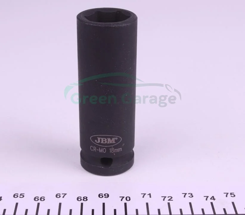 Головка ударная 6-гранная HEX (1/2") (d=18mm) JBM 12067 (фото 1)