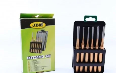 Набор выколоток параллельных (3/4/5/6/7/8mm) JBM 53095