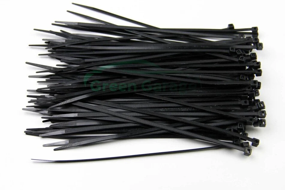 Хомут пластиковий BLACK 4,8 X 250 (100 шт) BOSMA 5534 (фото 1)