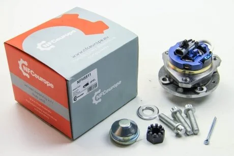 Підшипник з ступицею перед (L/R) Opel Astra G/Zafira A 98-09 (4 болта/+ABS)(-x60/85/119x40) NFC Europe NFH5511