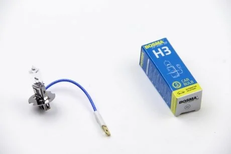 Автолампа H3 12V 55W PK22S BOSMA 1260