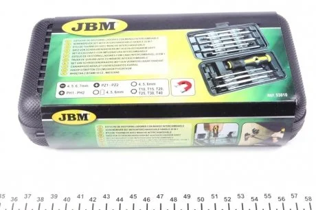Набор отверток со сменной рукояткой JBM 53010