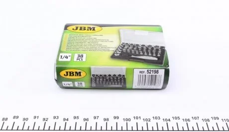 Набор насадок 1/4 (37 предметов) JBM 52198
