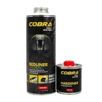 Захисне покриття COBRA BEDLINER FOR COLOR 600 ml (БЕЗ COBRA затверджувач 0,20л) Novol 90364