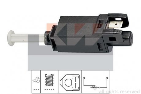 Вимикач ліхтаря сигналу гальма KW 510 056