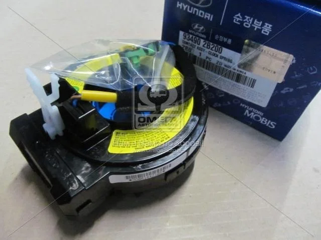 Кільцева контактна група подушки безпеки Hyundai Santa Fe 06- (вир-во Mobis) Hyundai/Kia/Mobis 934902B200 (фото 1)