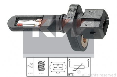 Датчик температури впускного повітря KW 494 001