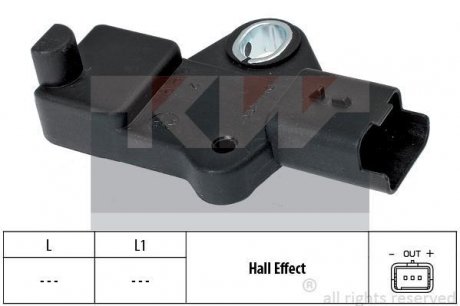Датчик р/вала, к/вала (аналог EPS 1.953.524/Facet 9.0524) KW 453 524