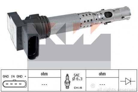 Котушка запалення KW 470 431