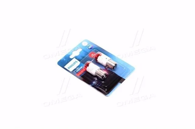 Лампа светодиодная P21/5 LED red Ultinon Pro3000 12V, 0.8W/1.75W BAY15D 6000K(пр-во Philips) PHILIPS 11499U30RB2 (фото 1)