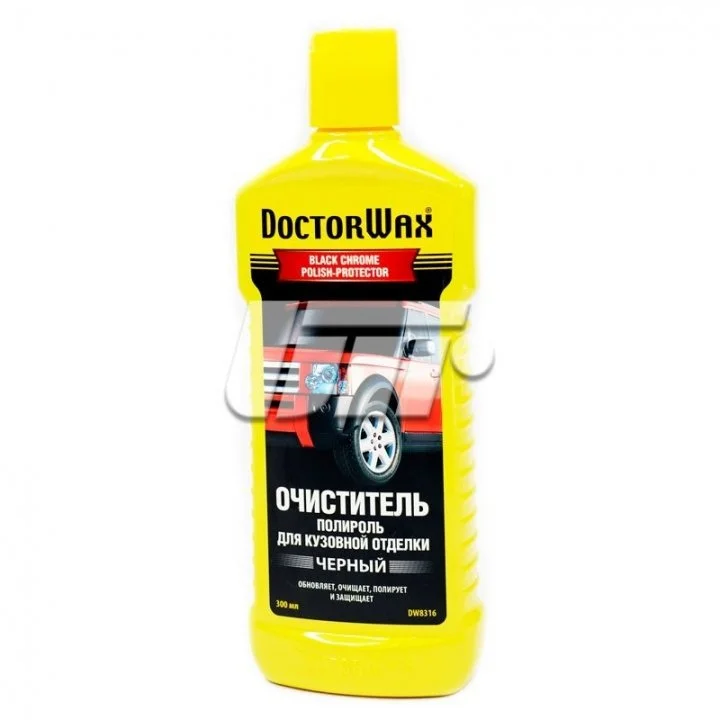 Очисник-поліроль для декоративної кузовний обробки чорного кольору DOCTORWAX DW8316 (фото 1)