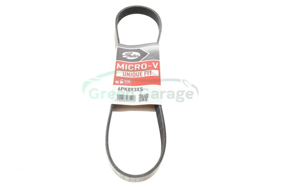 Поликлиновые ремни Micro-V XS (Пр-во Gates) GATES 6PK893XS (фото 1)