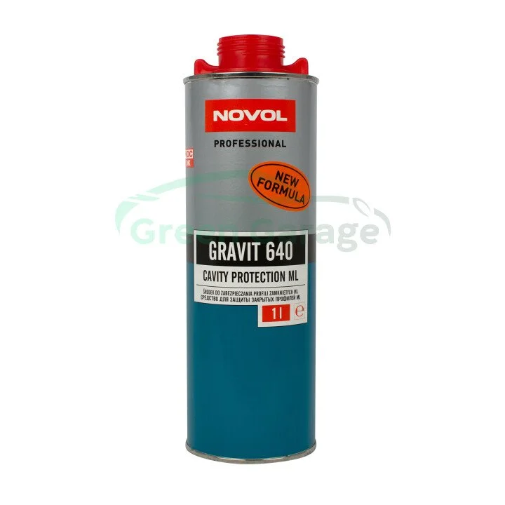 GRAVIT 640 Засіб для захисту закритих профілів кузова 1,0л x12 Novol 37701 (фото 1)
