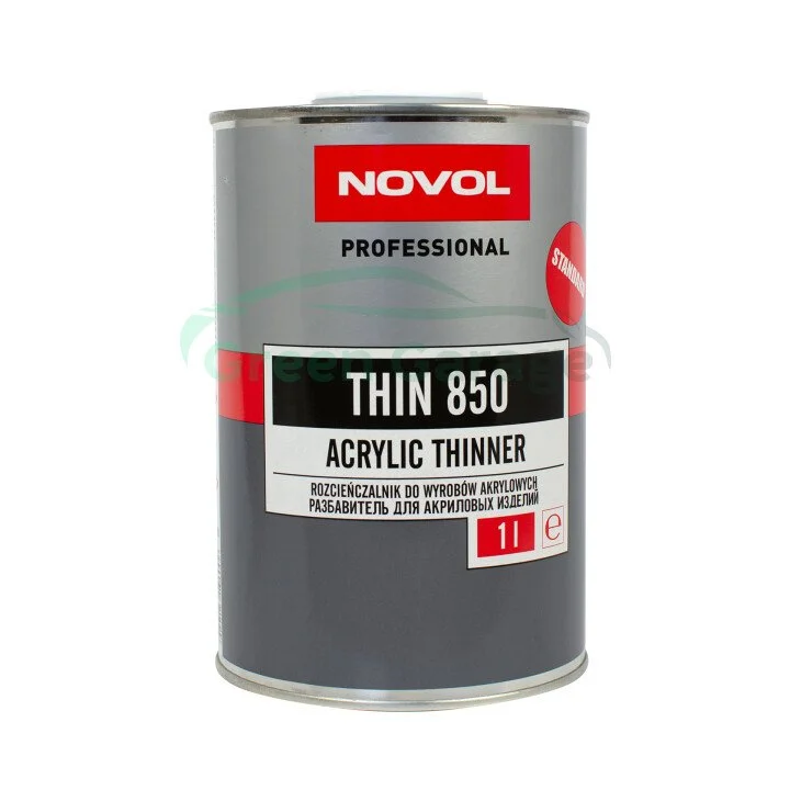 THIN 850 Розчинник для акрилових виробів - стандартний 1,00л x6 Novol 32102 (фото 1)