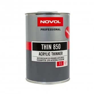 THIN 850 Розчинник для акрилових виробів - стандартний 1,00л x6 Novol 32102